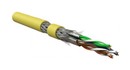 Hyperline (500 м) Кабель для сетей Industrial Ethernet, категория 7, 4x2x26 AWG, многопроволочные жилы (patch), S/FTP, PVC, желтый
