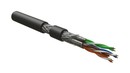 Hyperline (500 м) Кабель для сетей Industrial Ethernet, категория 7A, 4x2x23 AWG, многопроволочные жилы (patch), S/FTP, SHF1, черный