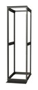Hyperline Открытая стойка 19-дюймовая (19"), 32U, высота 1625 мм, двухрамная, ширина 550 мм, глубина регулируется 800-1000 мм, цвет черный (RAL 9005)