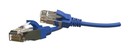 Hyperline Патч-корд S/FTP, категория 6a (100% Fluke Component Tested), 30AWG, LSZH, 2 м, синий