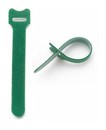 Hyperline Хомут для кабеля, липучка с мягкой застежкой, 310x14 мм, зеленый (10 шт.)