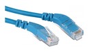 Hyperline Патч-корд U/UTP угловой, левый 45°-правый 45°, Cat.5e (100% Fluke Component Tested), LSZH, 5 м, синий