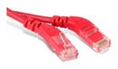 Hyperline Патч-корд U/UTP угловой, левый 45°-правый 45°, Cat.5e (100% Fluke Component Tested), LSZH, 5 м, красный