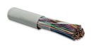 Hyperline (UTP100-C3-SOL-26AWG-IN-PVC-GY) Кабель витая пара, неэкранированная U/UTP, категория 3, 100 пар (26 AWG), одножильный (solid), PVC, –20°C - +60°C, серый