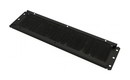 Hyperline Панель с щеточным кабельным вводом в пол/потолок для шкафов серии TTC2 71 мм х 274 мм (ШхД), цвет черный (RAL 9004)