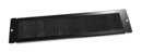 Hyperline Панель с щеточным кабельным вводом в пол/потолок для шкафов серии TTB, TTR, TWB 65 мм х 293 мм (ШхД), цвет черный (RAL 9004)
