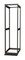 Hyperline Открытая стойка 19-дюймовая (19"), 42U, высота 2070 мм, двухрамная, ширина 550 мм, глубина регулируется 800-1000 мм, цвет черный (RAL 9005)