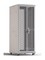 Hyperline Шкаф напольный 19-дюймовый, 42U, 2055x800х1200 мм (ВхШхГ), передняя и задняя распашные перфорированные двери (75%), ручка с замком, цвет серый (RAL 7035) (разобранный)
