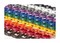 Hyperline Маркеры (клипсы) на кабель, защелкивающиеся D 6-7мм, "0"-"9", 10 цветов (100 шт.)
